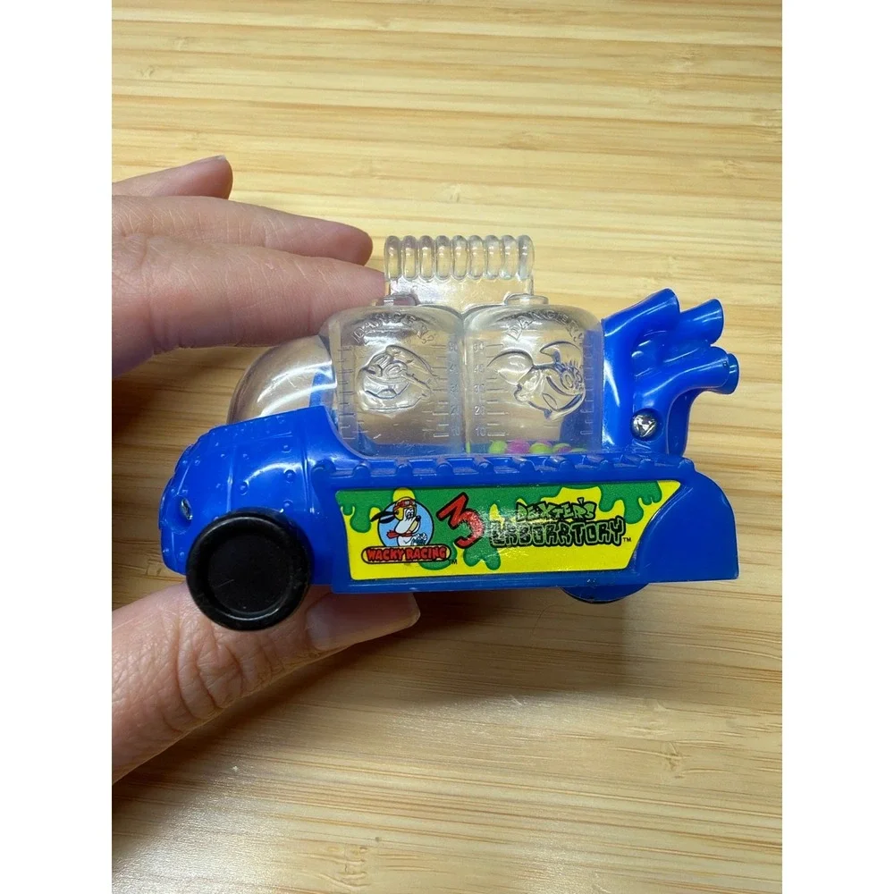 Dexter's Laboratory Popping Rolling Toy Car Cartoon Network Wacky Racing